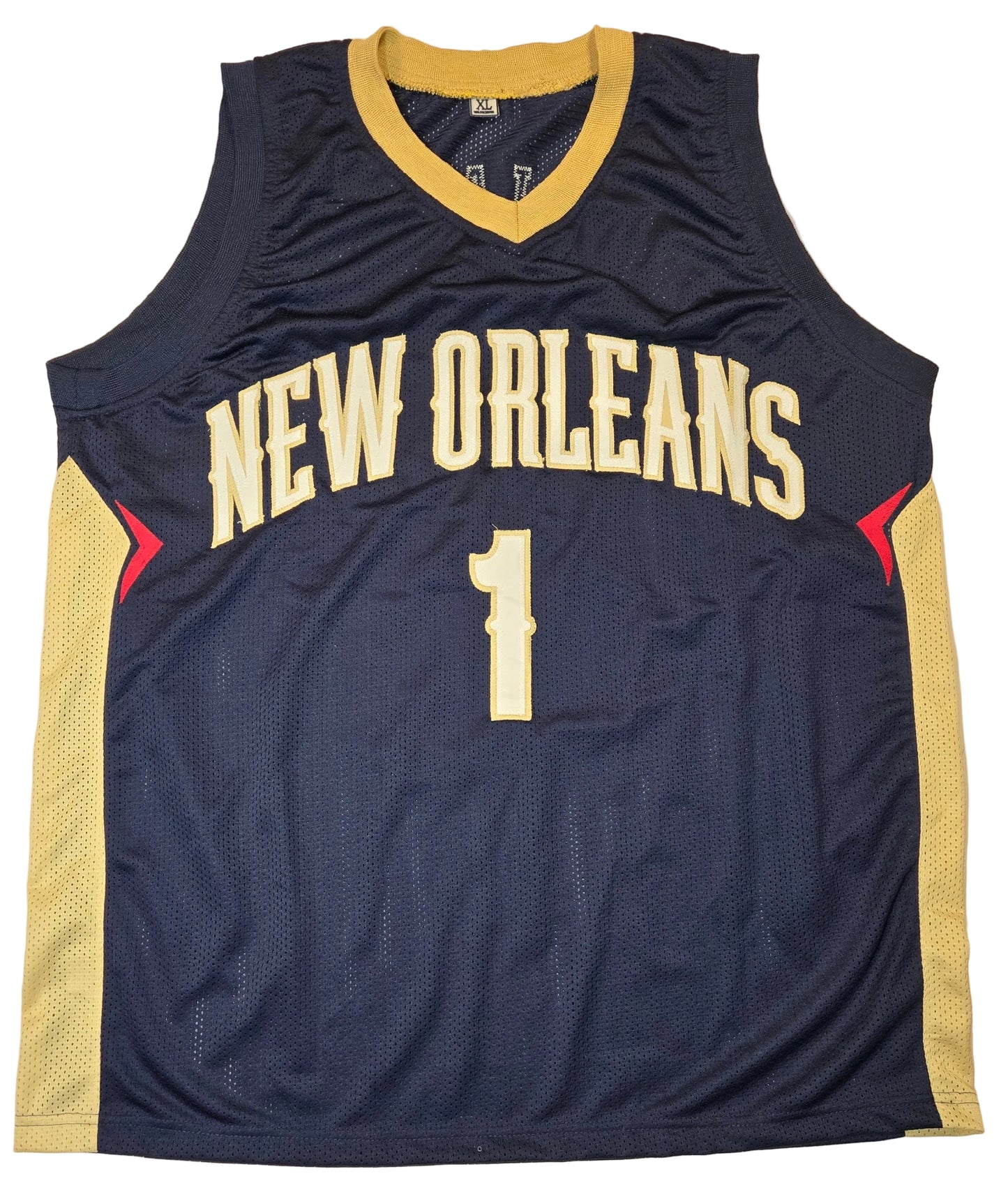 Zion Williamson of the New Orleans Pelicans signed basketball jersey PAAS COA