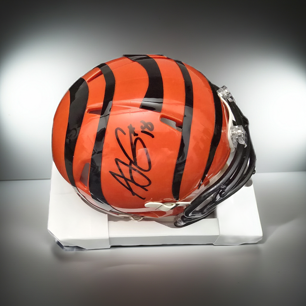 A.J. Green Cincinnatti Bengals Autographed Riddell Mini Helmet coa