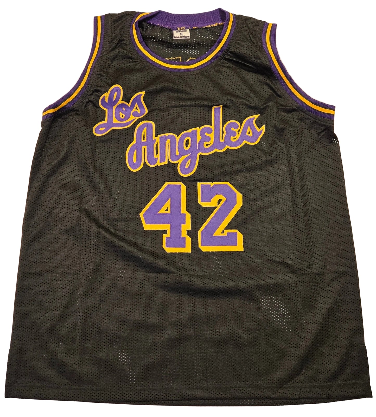 JAMES WORTHY SIGNED LOS ANGELES LAKERS 42 JERSEY WITH COA