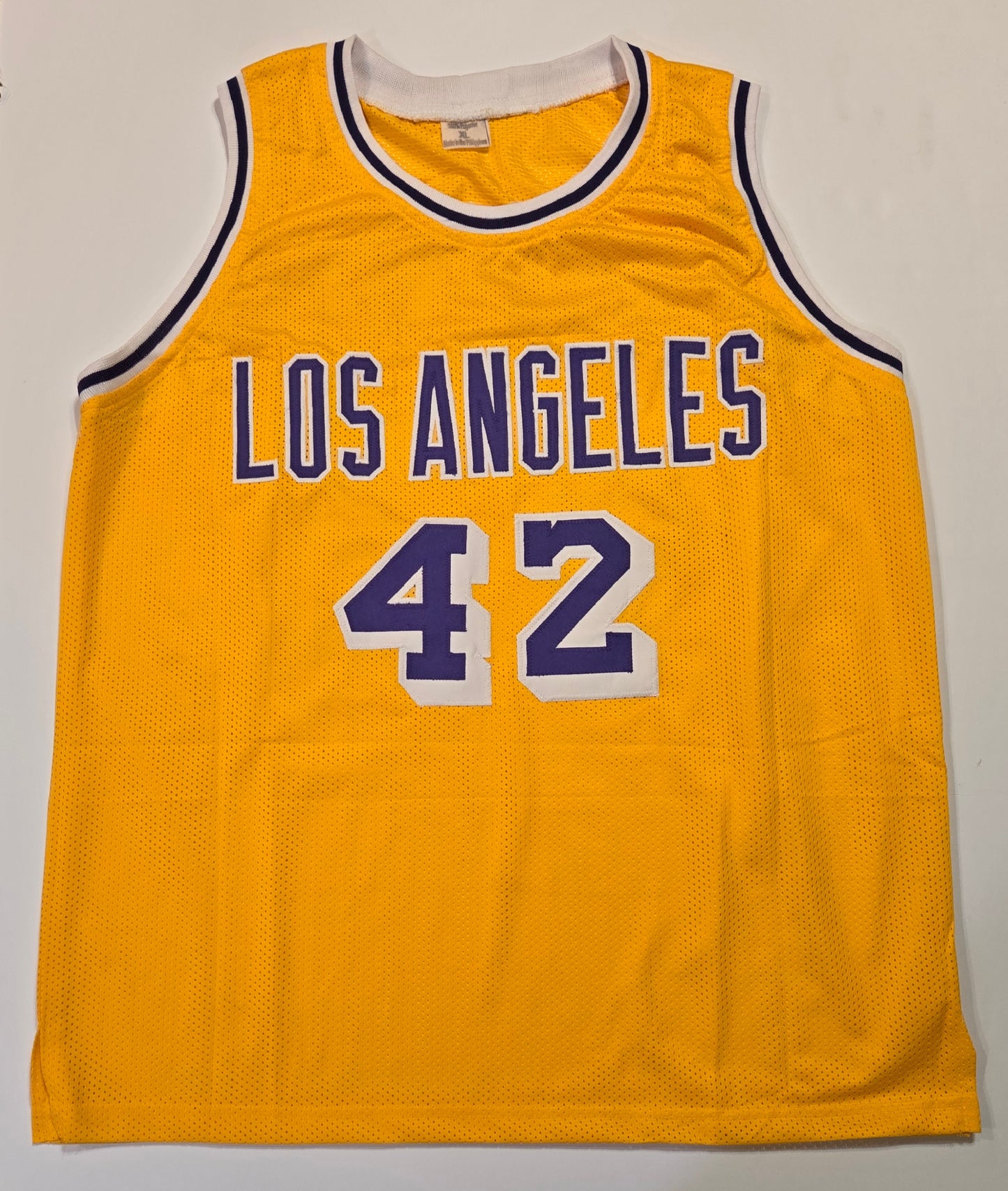 JAMES WORTHY SIGNED LOS ANGELES LAKERS JERSEY WITH COA