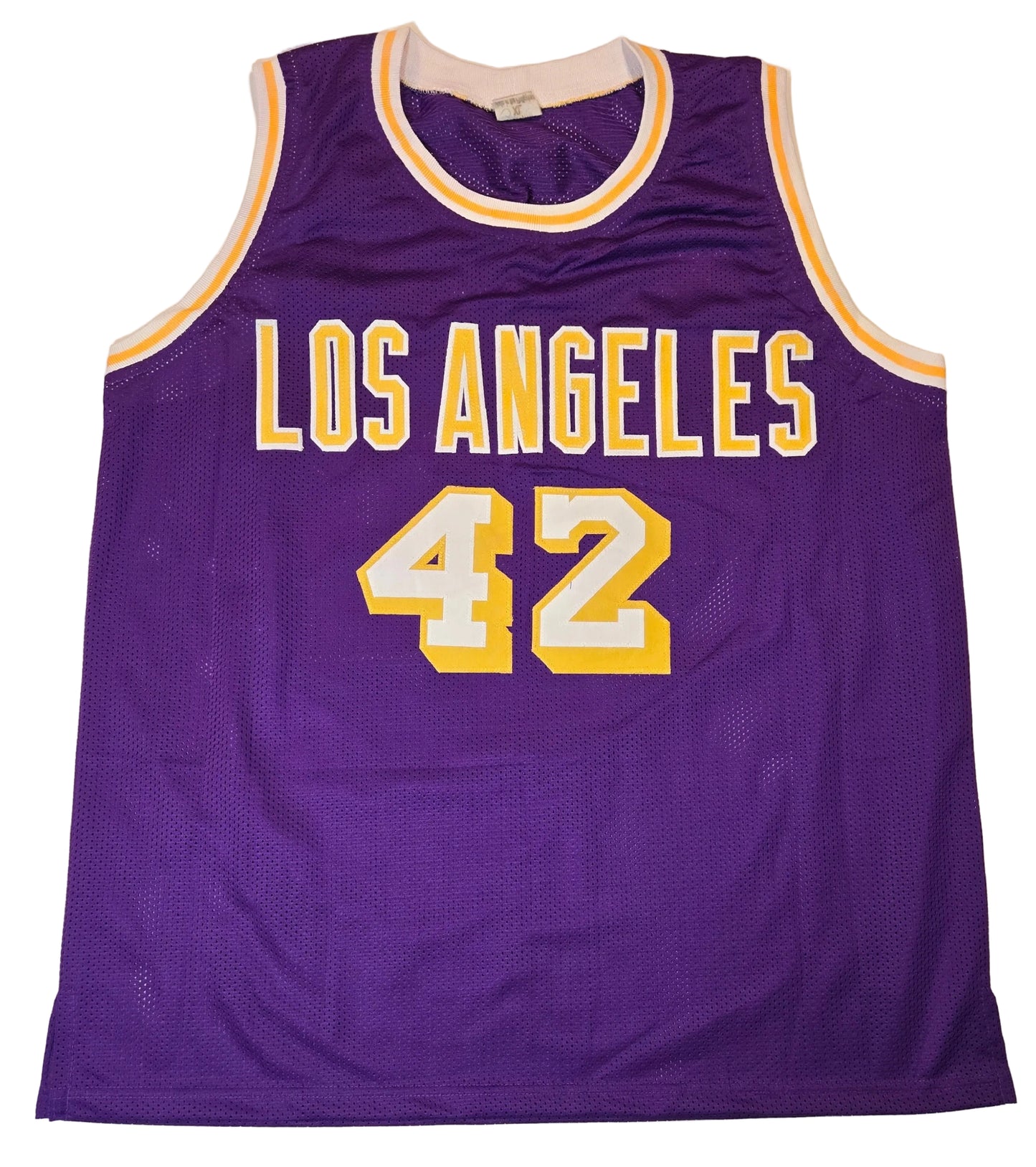 JAMES WORTHY SIGNED LOS ANGELES LAKERS JERSEY WITH COA