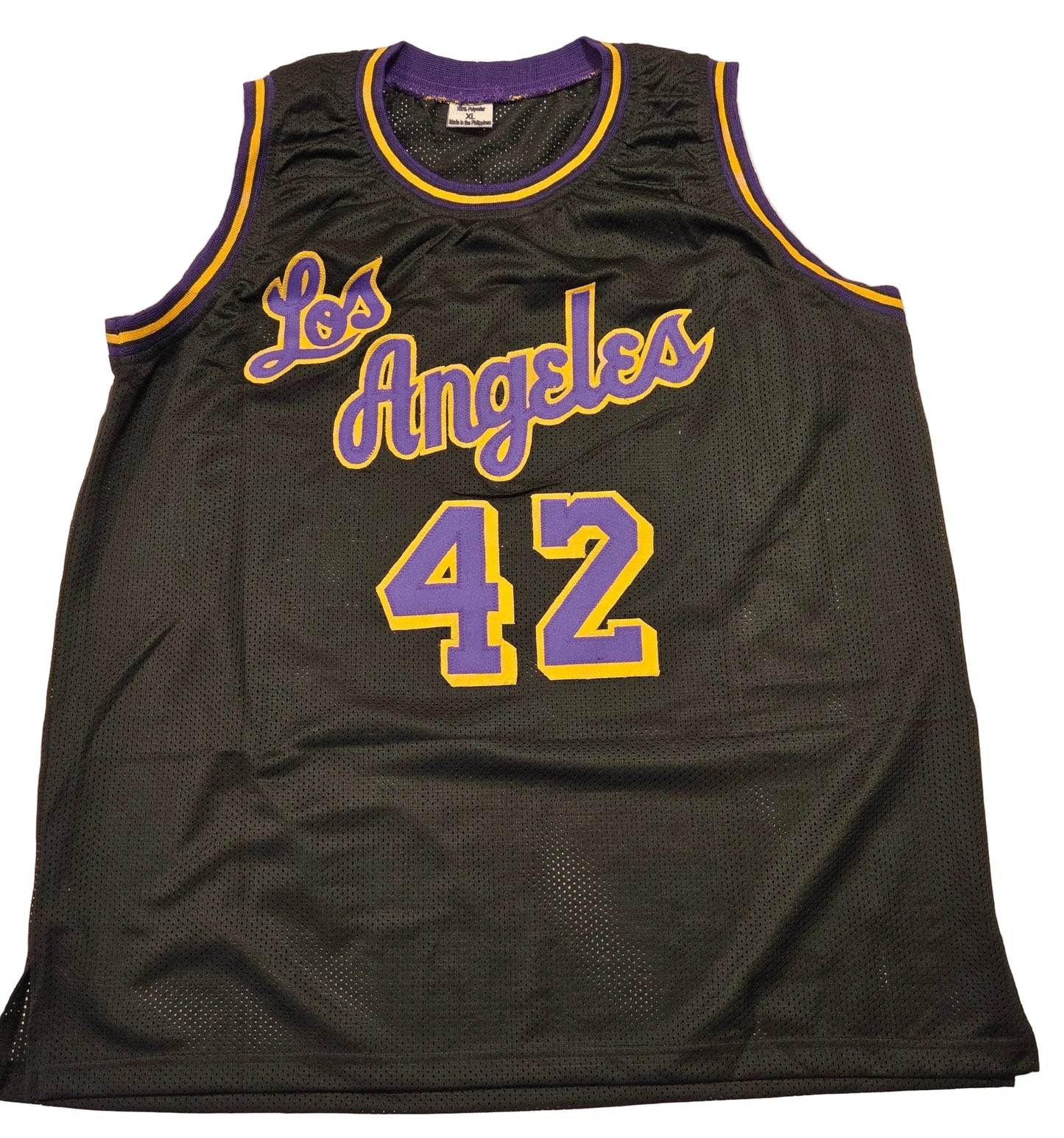 JAMES WORTHY SIGNED LA LAKERS #42 JERSEY WITH COA