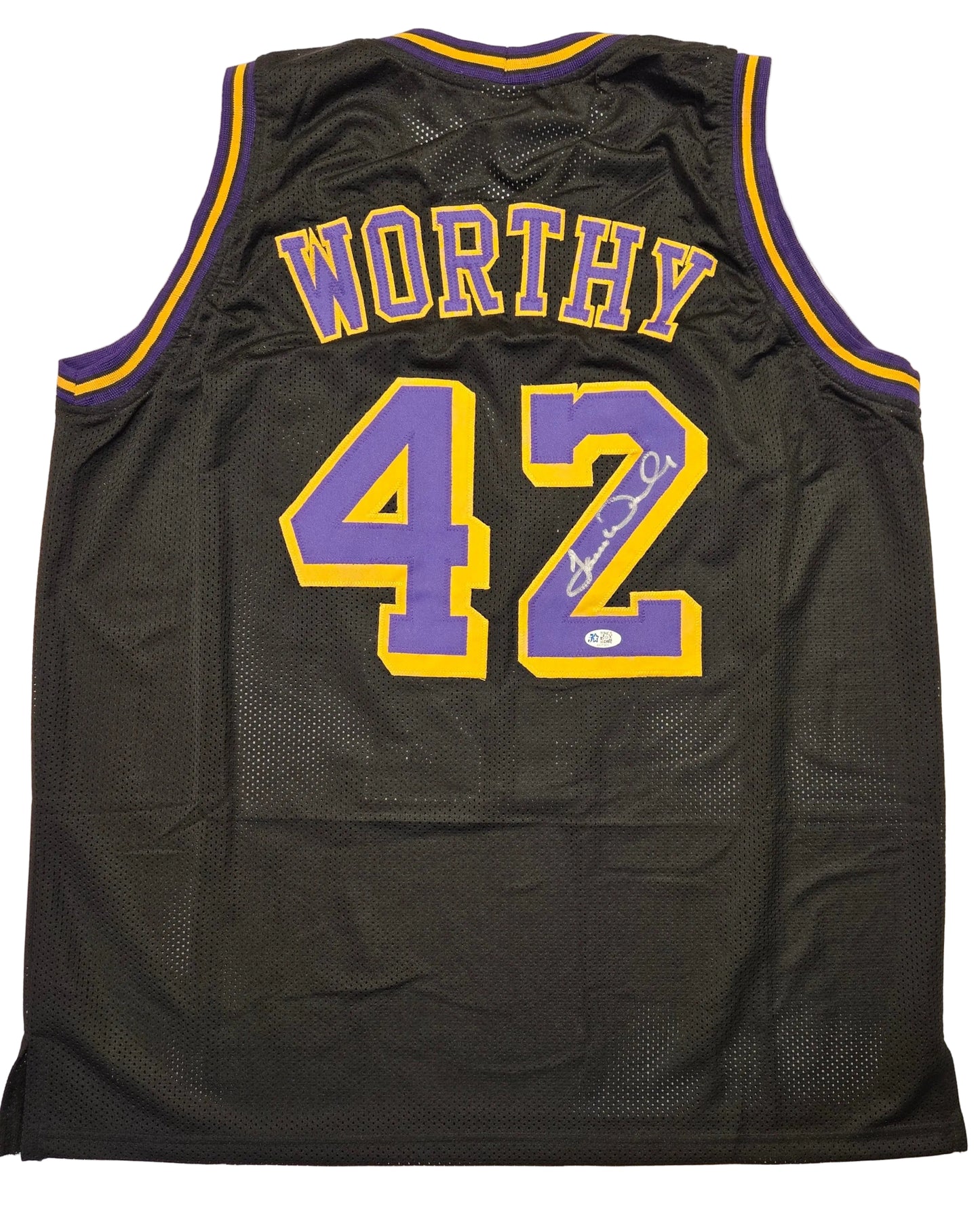 JAMES WORTHY SIGNED LOS ANGELES JERSEY WITH COA